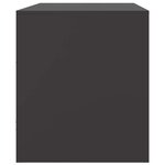 vidaXL Meuble TV noir 67x39x44 cm acier