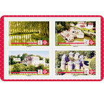Carnet 12 timbres - Notre Patrimoine - Lettre Verte