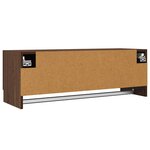 vidaXL Garde-robe Chêne marron 100x32 5x35 cm Bois d'ingénierie