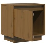 vidaXL Tables de chevet 2Pièces Marron miel 40x30x40cm Bois de pin solide