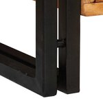 vidaXL Cabinet à chaussures avec étagère Marron Bois d'acacia massif