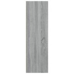 vidaXL Bibliothèque/Buffet Sonoma gris 66x30x98 cm Bois d'ingénierie
