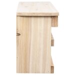 vidaXL Maison pour moineau avec 5 chambres 68x15x21 cm Bois de sapin