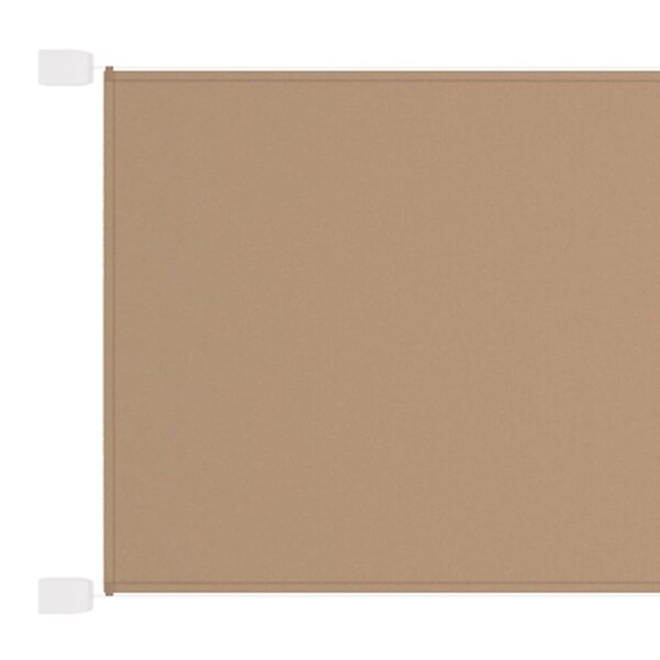 vidaXL Auvent vertical Taupe 100x1000 cm Tissu oxford