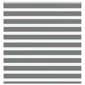 vidaXL Store zèbre gris foncé largeur du tissu 140 9 cm polyester