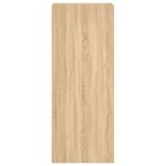 vidaXL Meuble TV mural chêne sonoma 40 5x30x102 cm bois d'ingénierie