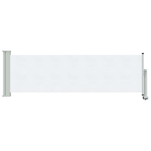 vidaXL Auvent latéral 100 polyester fer acier