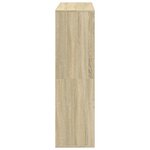 vidaXL Cloison de séparation chêne sonoma 100x33x115cm bois ingénierie