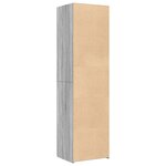 vidaXL Buffet haut sonoma gris 50x42 5x185 cm bois d'ingénierie