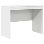 vidaXL Bureau Blanc 100 x 50 x 76 cm Bois d'ingénierie