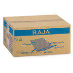 Sachet plastique zip transparent 60 microns raja 15x18 cm