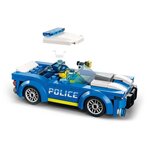 Lego 60312 city la voiture de police  jouet pour enfants des 5 ans avec minifigure officier  idée de cadeau  série aventures