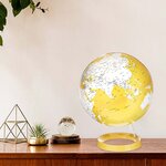 Globe terrestre lumineux Light & Colour Ø 30 cm - Jaune