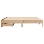 vidaXL Cadre de lit sans matelas 200x200 cm bois massif de pin