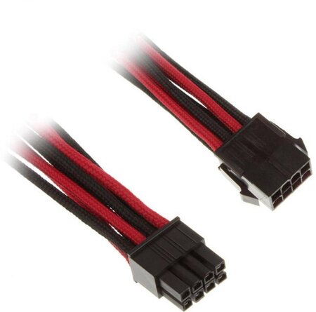 Câble d'alimentation tressé ATX 8 pins BitFenix - 45cm (Rouge)