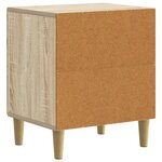 vidaXL Cabinet de chevet Chêne Sonoma 43 x 34 5 x 50 cm