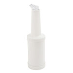 Bouteille verseuse de bar professionnelle 1 l - vogue - blanc - plastique1 x330mm