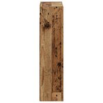vidaXL Meuble de lavabo mural Bois ancien 35 x 20 x 81 cm