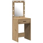 vidaXL Coiffeuse chêne artisanal 50 x 41 x 135 cm Bois d'ingénierie