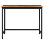vidaXL table Bois ancien 80 x 50 x 76 5 cm Bois d'ingénierie et acier