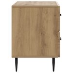 vidaXL Cabinet de chevet Chêne artisanal 62 x 34 5 x 47 5 cm