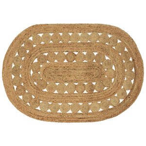 vidaXL Tapis de surface Naturel 100 x 152 cm Jute