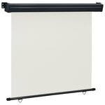 vidaXL Auvent latéral de balcon 175x250 cm Crème