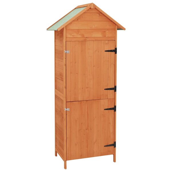 vidaXL Armoire de rangement de jardin Marron 42 5x64x190 cm