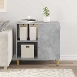 vidaXL Maison pour chat Béton 72 x 42.5 x 70 cm Bois d'ingénierie