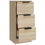 vidaXL Buffets 3 Pièces Chêne sonoma Bois d'ingénierie