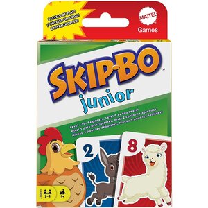 Mattel HHB37 - Jeu de carte Skip-Bo Junior