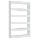 vidaXL Bibliothèque/Séparateur de pièce Blanc 100x30x166 cm