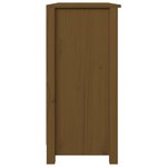 vidaXL Buffet Marron miel 100x35x74 cm Bois massif de pin