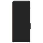 vidaXL Buffet noir 60x31x70 cm bois d'ingénierie