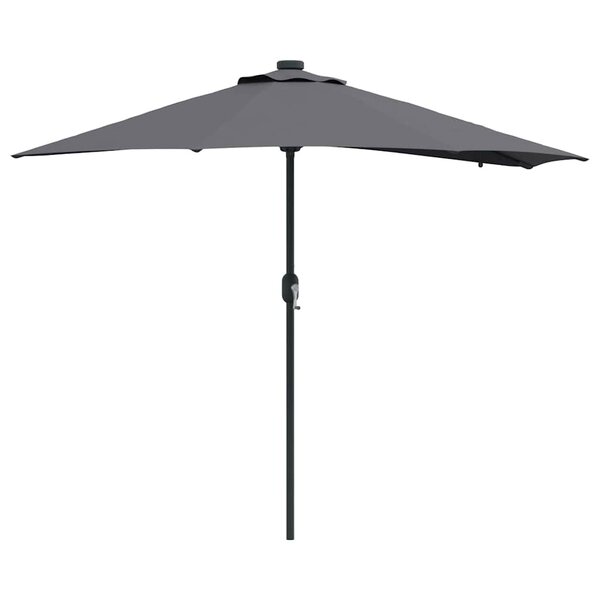 vidaXL Parasol de jardin Anthracite 294 x 150 x 223 cm tissu