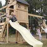 Aire de jeux - Toboggan crème - Duncan