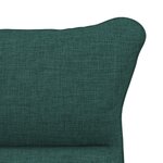 Fauteuil relaxant vidaXL en tissu vert foncé