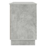 vidaXL Bureau Gris béton 142 5 x 50 x 75 cm Bois d'ingénierie