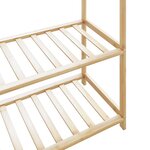 vidaXL Porte-vêtement avec étagères 110x40x175 cm bambou