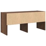 vidaXL Étagère à chaussures empilable chêne marron 89 5x30x40 cm