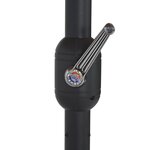 vidaXL Parasol d'extérieur poteau en aluminium 460x270 cm anthracite