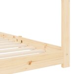 vidaXL Cadre de lit d'enfant Bois de pin massif 70x140 cm