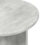 vidaXL Ensemble de tables d'appoint 2 Pièces Gris béton Bois d’ingénierie