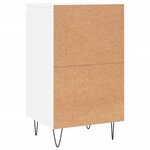 vidaXL Buffets 2 Pièces blanc 40x35x70 cm bois d’ingénierie