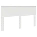 vidaXL Tête de lit Blanc Brillant 160 cm Bois d'ingénierie