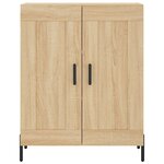 vidaXL Buffet chêne sonoma 69 5x34x90 cm bois d'ingénierie