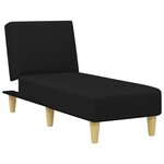 vidaXL Ensemble de canapés 2 Pièces noir tissu