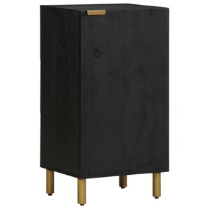vidaXL Buffet noir 40x33x75 cm bois d'ingénierie
