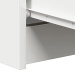 vidaXL Buffet Blanc 60x35x98 5 cm Bois d'ingénierie