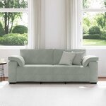 vidaXL Canapé à 3 places gris clair 178 cm Velours